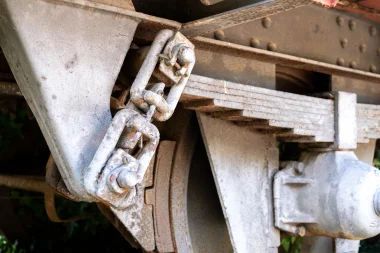 Détails du train à l'Ancienne gare de Saint Médard (4).